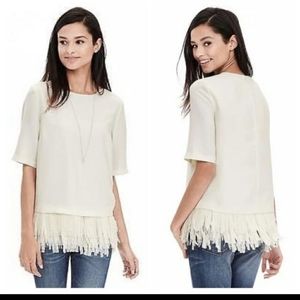 Banana Repbublic Ivory Top